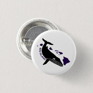 Big Island - Hawaii Lila Islands Humpback Button