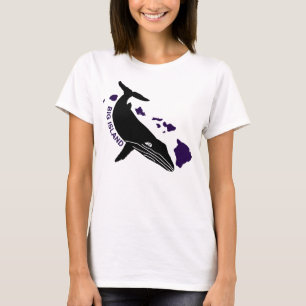 Big Island - Hawaii Lila Islands Humpback T-Shir T-Shirt