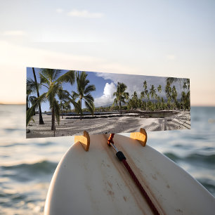 Big Island Hawaii Tropical Beach Coastal Panorama Autoaufkleber