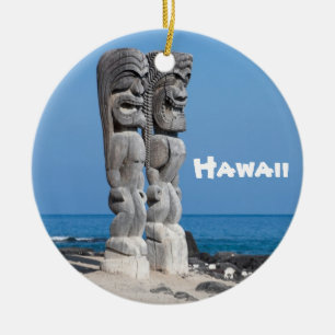 Big Island Tiki Andenken Keramik Ornament