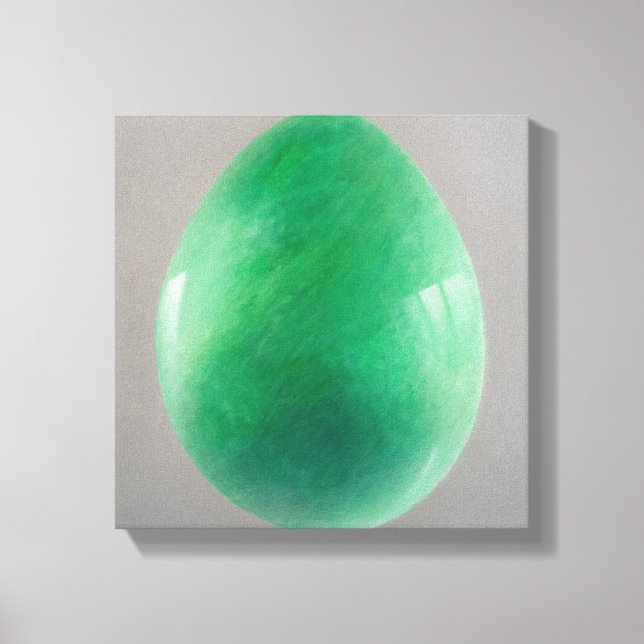 Big Jade Egg Leinwanddruck (Vorderseite)