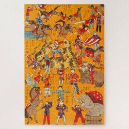Big Japanese Circus woodblock print Puzzle