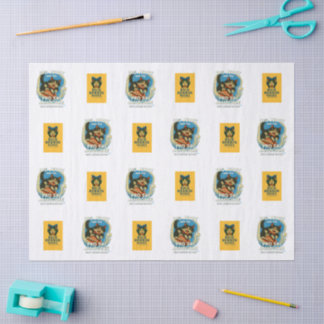 Big Jerry and Rick Herrin Books Logo Tissue Paper Seidenpapier