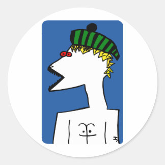 Big Jim JHgrafics Runder Aufkleber