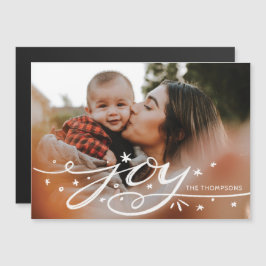 Big Joy Hand Letters Foto Urlaubskarte Magneteinladung