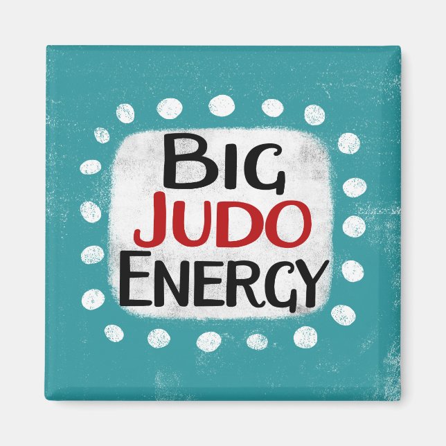 Big Judo Energy Kühlschrank Magnet (Vorne)