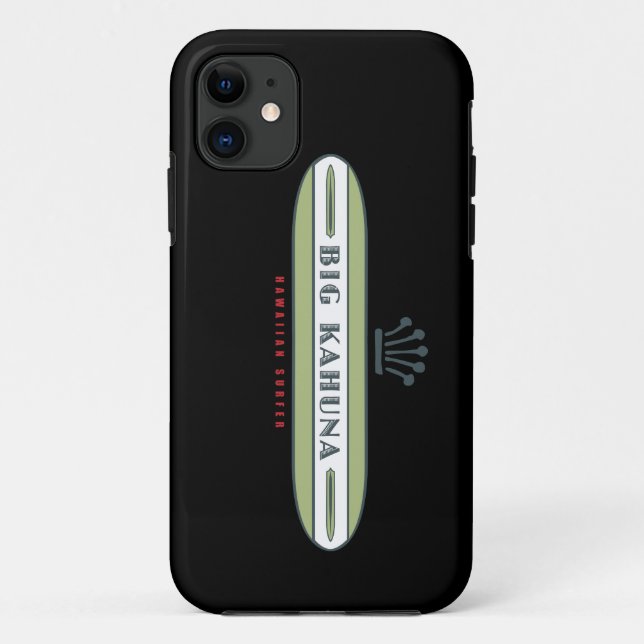 Big Kahuna Straight HI Surfer Case-Mate iPhone Hülle (Rückseite)