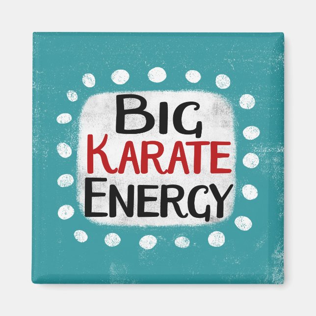 Big Karate Energy Kühlschrank Magnet (Vorne)
