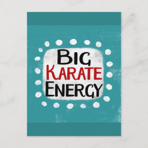 Big Karate Energy Postcard Postkarte