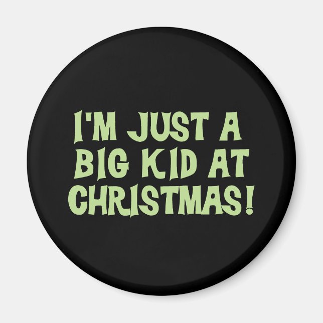Big Kid auf Weihnachts Tshirts und Geschenke Magnet (Vorne)