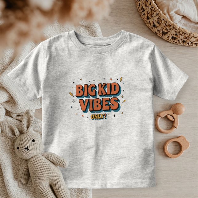 Big Kid Vibes Only Shirt - Perfect for Big Brother (Von Creator hochgeladen)