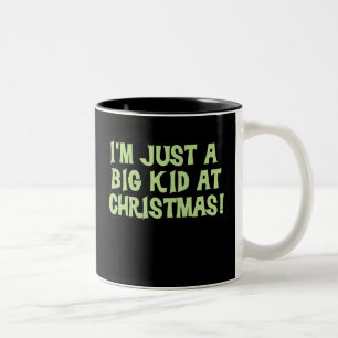 Big Kid zu Weihnachten Zweifarbige Tasse
