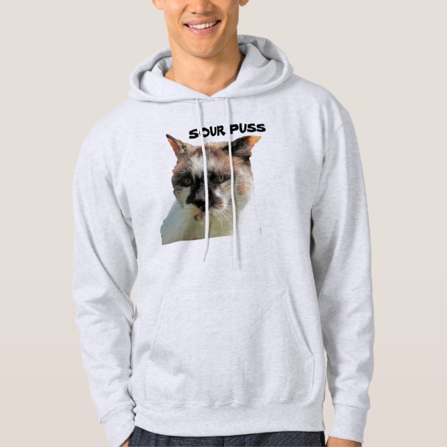 Big Kitty Sour Puss Hoodie (Vorderseite)