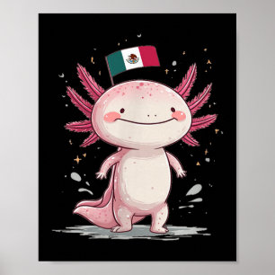 Big Lächeln Axolotl-Kostüm Poster