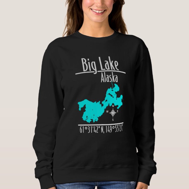 Big Lake - Alaska Premium Sweatshirt (Vorderseite)