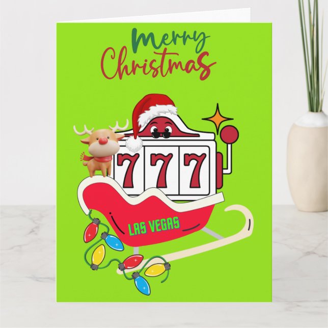 BIG Las Vegas Weihnachtskarte Karte (Vorderseite)