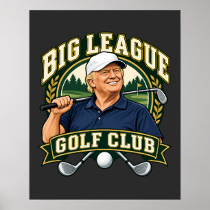 Big League Golf Club Country Club Wappen Poster