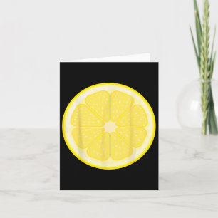 Big Lemon geschnitten Kostüm Niedlich leicht Fruch Karte