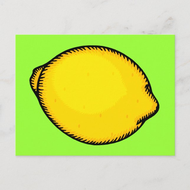 Big Lemon Postkarte (Vorderseite)