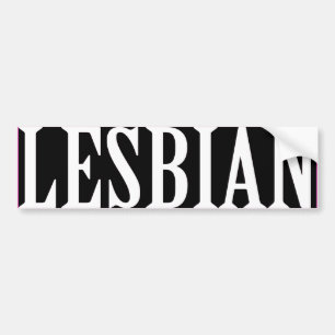 BIG LESBIAN -.png Autoaufkleber