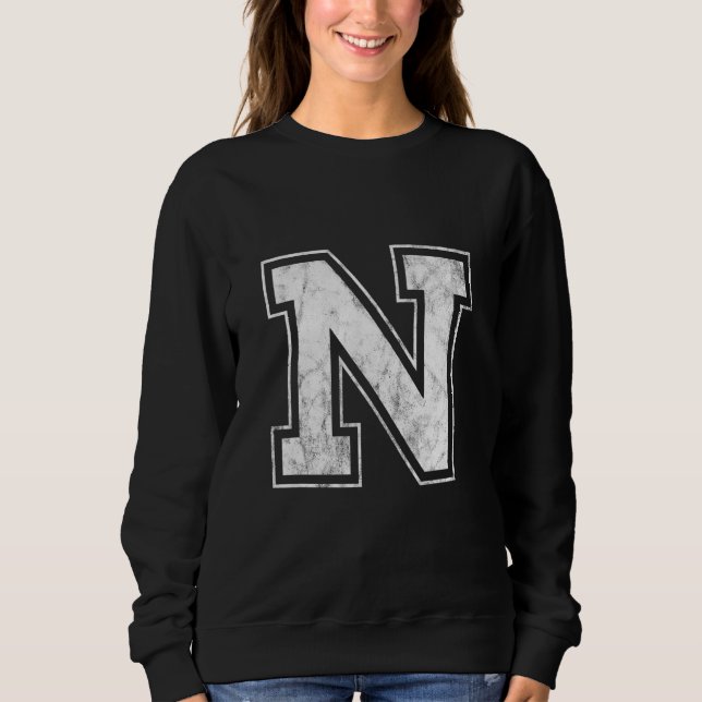 Big Letter N Sweatshirt (Vorderseite)