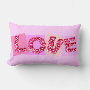 Big Liebe Little Hearts Pillow Lendenkissen
