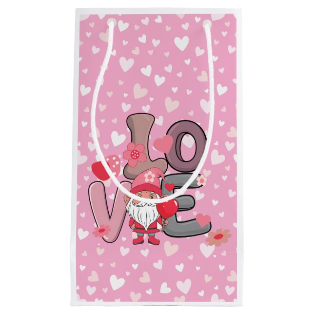 Big Liebe Valentinstag Geschenktasche Kleine Geschenktüte (Vorderseite)