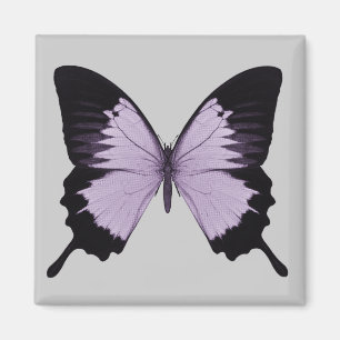 Big Lila & Black Butterfly Magnet