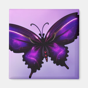 Big Lila Butterfly Magnet
