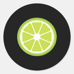 Big Limon Sliced Kostüm Niedlich Easy FruehHallowe Runder Aufkleber