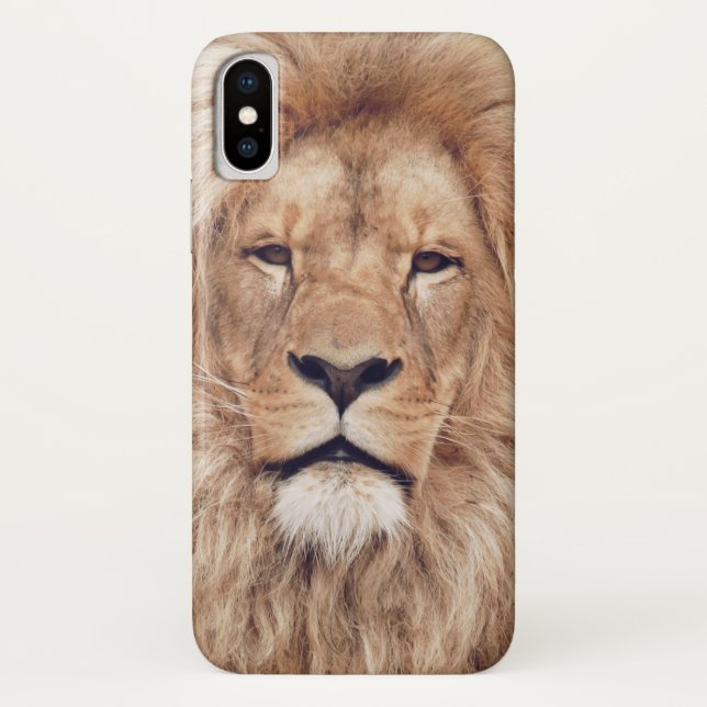 Big Lion Cat King of Africa Case-Mate iPhone Hülle (Rückseite)