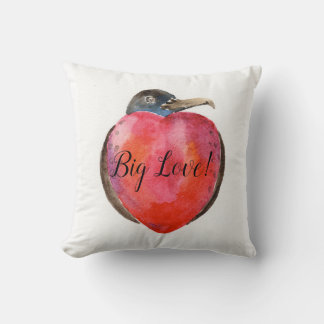Big Love! heart design on throw cushion Kissen