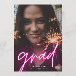 Big Lumo Lights Grad Moderne Foto University Ankündigung