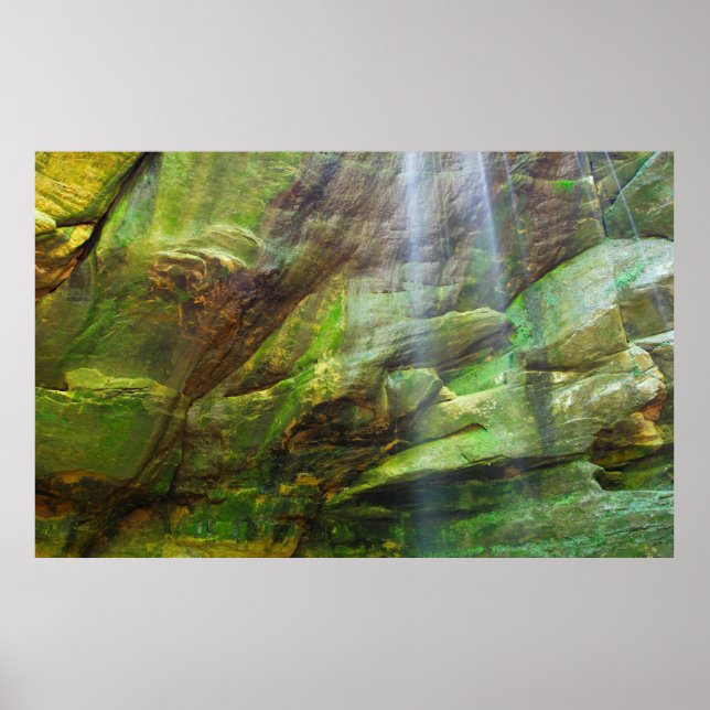 Big Lyons Falls, Mohican Staat Park, Ohio Poster (Vorne)