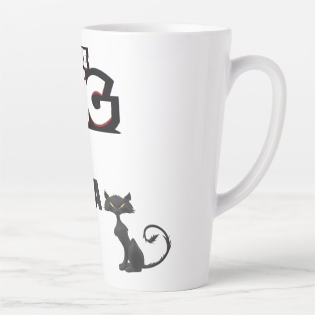 Big mamma Design für coole Katzen Milchtasse (Rechts)