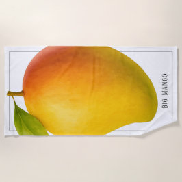 Big Mango, Sweet Fruit and Name Strandtuch