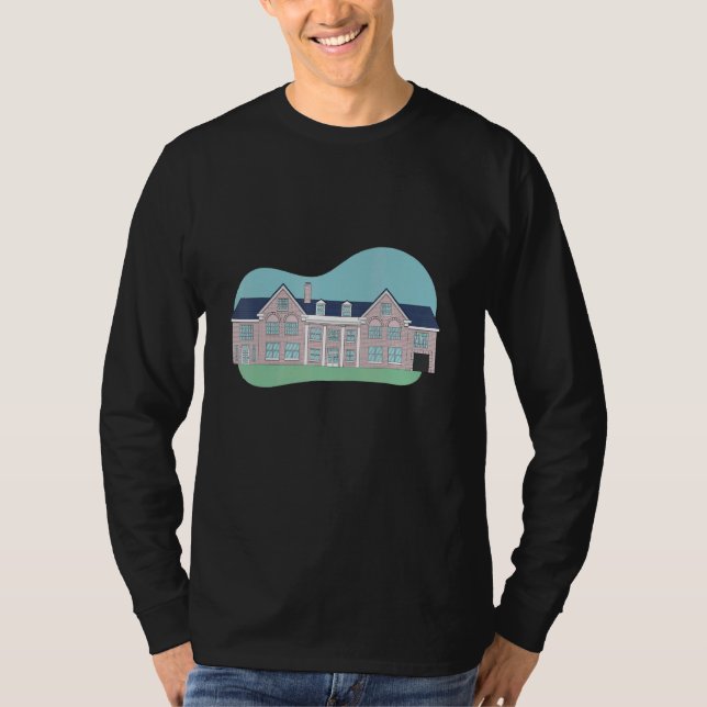 Big Mansion Palace Gebäude T-Shirt (Vorderseite)