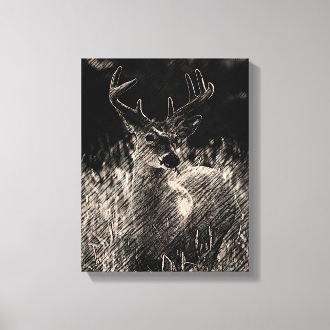 Big Meadows Buck Canvas Print Leinwanddruck (Vorderseite)