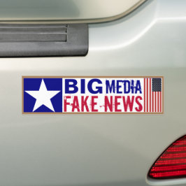 Big Media Fake News Autoaufkleber