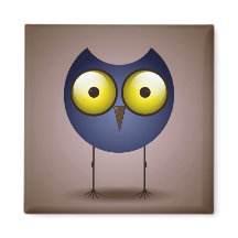 Big Mit Augen Blue Owl