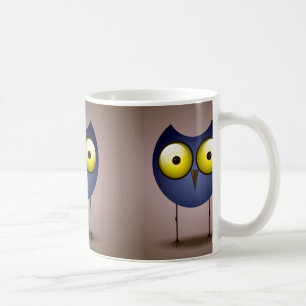 Big Mit Augen Blue Owl Tasse