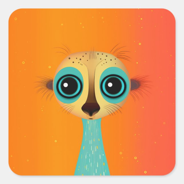 Big Mit Augen Buddy Stickers (Vorderseite)