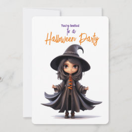 BIG MIT AUGEN WITCH HALLOWEEN-PARTY EINLADUNG