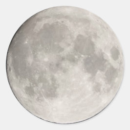 Big-Mond-Sticker Runder Aufkleber