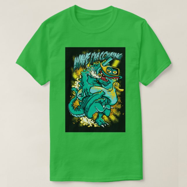 Big Monster Design T-Shirt (Design vorne)