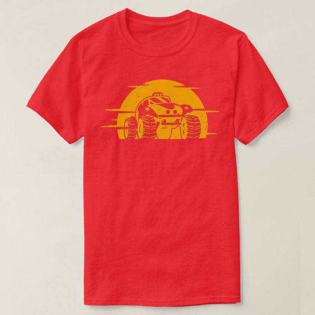 Big Monster Truck Gelb 2 T-Shirt (Design vorne)