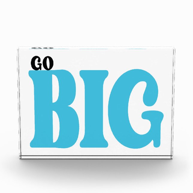 Big Motivierend Angebot Fotoblock (Vorderseite)