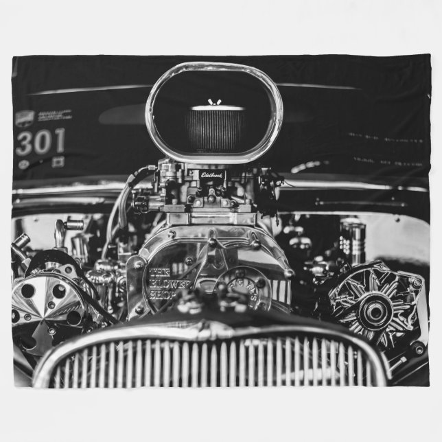 BIG MOTOR FLEECE BLANKET (Vorderseite (Horizontal))