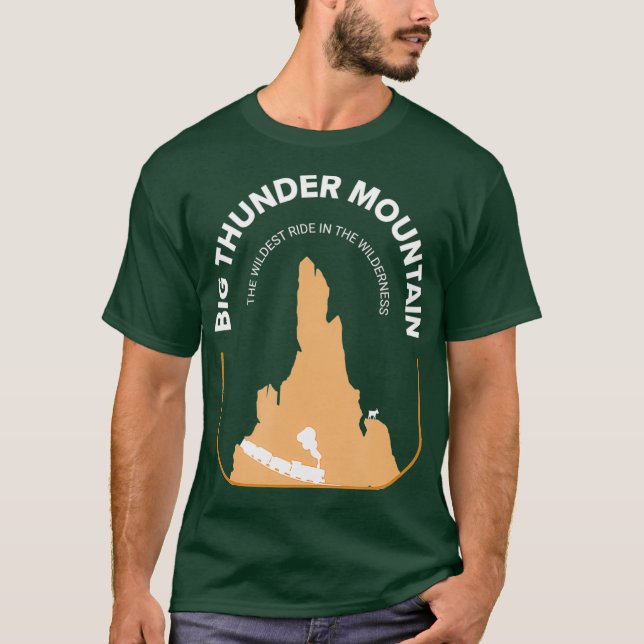 Big Mountain Thunder Themenpark T-Shirt (Vorderseite)
