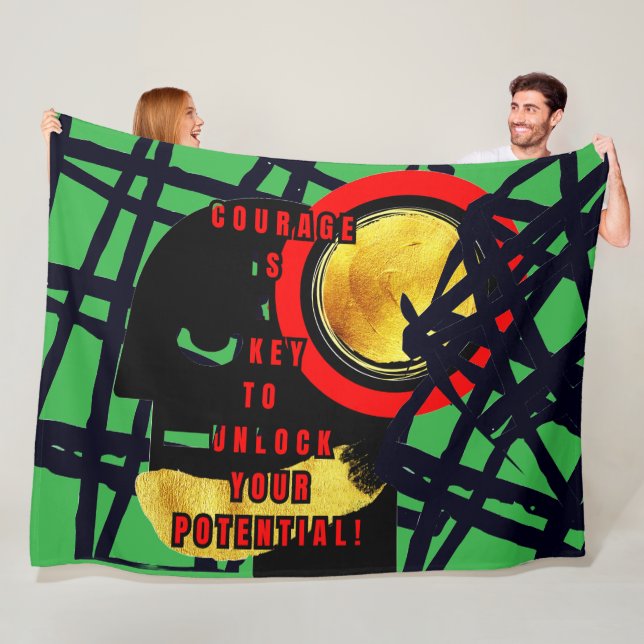 BIG MOVES Fleece Blanket (Beispiel)